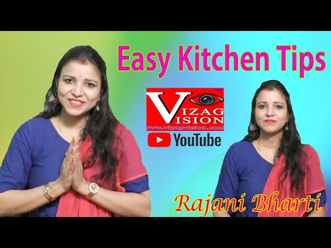 Easy kitchen Hacks While Cooking  Useful Tips by Rajani Bharti Vizagvision...