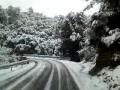 Oscar Oviedo nieve en Terrassa carretera Rellinars
