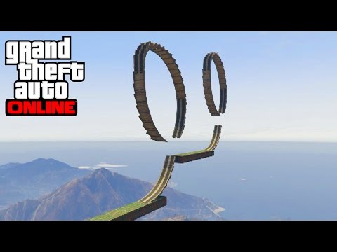 DOBLE LOOPING! - Gameplay GTA 5 Online Funny Moments (Carrera GTA V PS4)