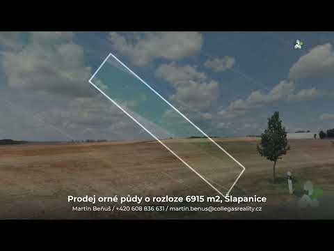 Video Prodej, orná půda 6915 m2, Šlapanice u Brna