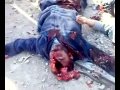 Ejército sirio asesinado a civiles y los manifestantes poner las armas en los cuerpos para decir que estaban armados con estas masacres continúan en Siria bajo el liderazgo del presidente Bashar al-Assad, hermano Maher Assad, y el comandante de la cuarta división de la Guardia Republicana