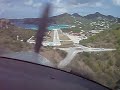 Landing in St Barts PC-12