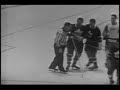 Al Arbour vs Pete Conacher 1957 hockey fight Al Arbour vs Pete Conacher 1957 hockey fight