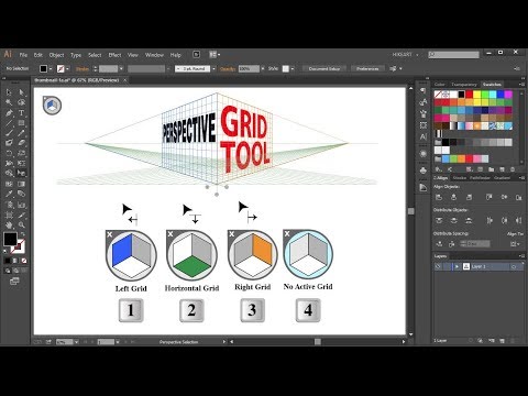 video-linktoworks-How to Use the Perspective Grid Tool in Adobe Illustrator ...