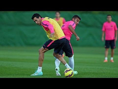 Training session (07/11/14): 20 man squad for trip to Almería