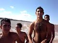 saltando del bote