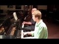 Brady and Chuck Evans having fun with Joplin's The Entertainer from the movie The Sting