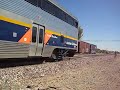 Amtrak San Joaquin #714 departs Merced with crew talk!