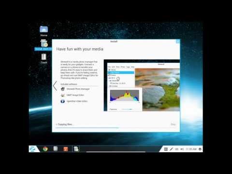 how to install zorin os from usb