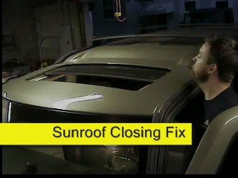 Jeep Chrysler Sunroof closing fix