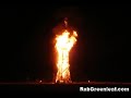 Burning Man Oil Rig Explodes into a 300+ ft Fire Ball / Mush