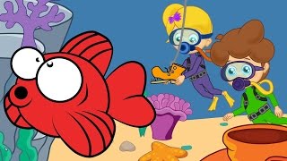 kırmızı balık sevimli dostlar çizgi film bebek şarkıları ve çocuk şarkıları 2017 adisebaba tv