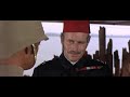 -

khartoum - movie 1966 - part 7 of 11 - gunboat encounters mahdi's troops.

general gordon sends colonel stewart by gunboat north down the nile river to plead for reinforcements from the british government. a corrupt government official pilfers the city's grain stocks and sells it for profit in the market. general gordon orders that the culprit be found and executed. he then orders the requisitioning of all privately owned grain and livestock and even contributes his prized racing camel to the city's food supply.

-

siege of khartoum
http://en.wikipedia.org/wiki/siege_of_khartoum

charles george gordon - major-general - known as chinese gordon, gordon pasha, and gordon of khartoum, was a british army officer and administrator. he is remembered for his campaigns in china and northern africa.
http://en.wikipedia.org/wiki/charles_george_gordon

muhammad ahmad - religious leader, in sudan, who proclaimed himself the mahdi - the prophesied redeemer of islam who will appear at end times - in 1881, and declared a jihad against egyptian authority in sudan. he raised an army and led a successful religious war to topple the egyptian occupation of sudan.
http://en.wikipedia.org/wiki/muhammad_ahmad

-

khartoum (film)
http://en.wikipedia.org/wiki/khartoum_%28film%29

khartoum is a 1966 film written by robert ardrey and directed by basil dearden.

the film stars charlton heston as general gordon, with laurence olivier as the mahdi (mahommed ahmed), and is based on gordon's defence of the sudanese city of khartoum from the forces of the mahdist army during the battle of khartoum.

khartoum was filmed by cinematographer ted scaife in ultra panavision 70, and was exhibited in 70 mm cinerama in premiere engagements.

-

plot:

the film is about the last months before the british lost their emplacement in sudan - in theory a subject territory of egypt - in january 1885. britain had occupied, but did not formally annex, egypt in 1883. this is why gordon, who is technically the 