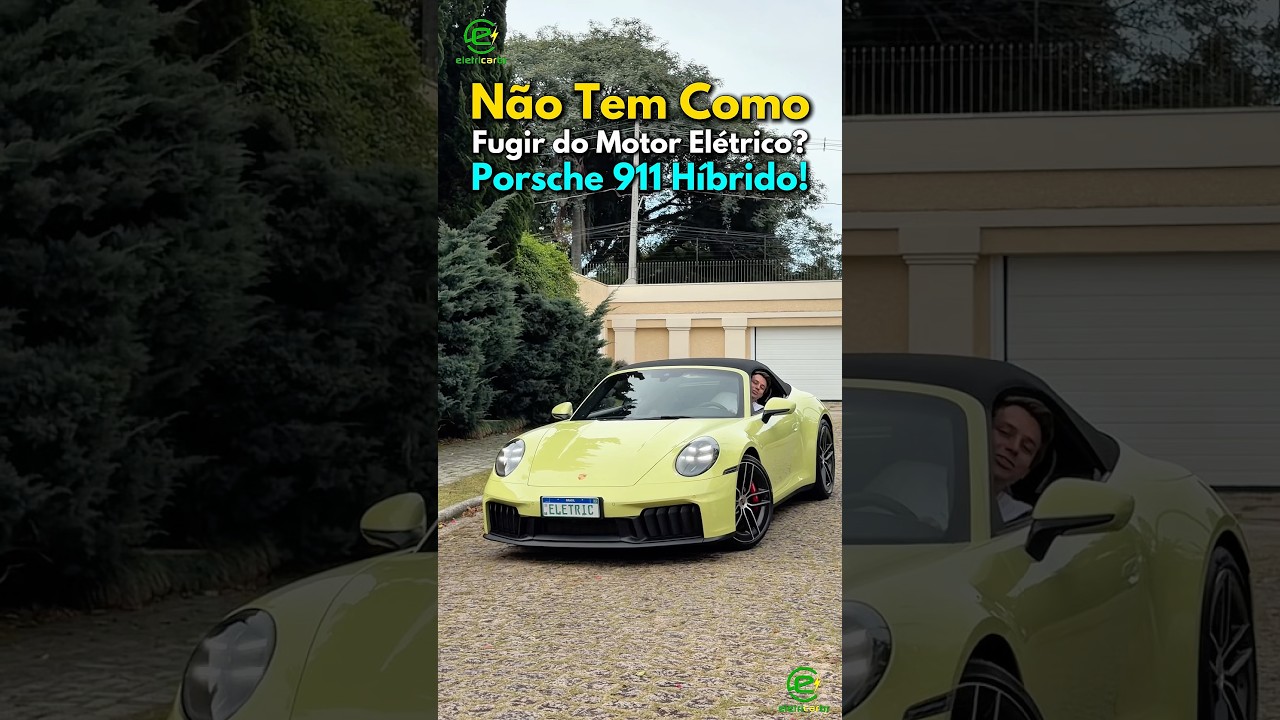 Não Tem Como Fugir do Motor Elétrico e até o 911 ganhou 2 Motores Elétricos