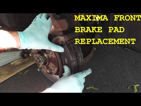 Nissan Maxima / Infiniti Front Brake Pad Replacement with Basic Hand Tools HD