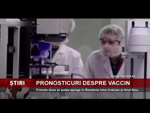 Primele doze ar putea ajunge în România între Crăciun și Anul Nou