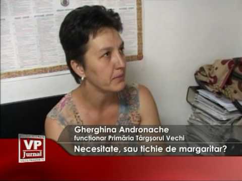 Necesitate, sau tichie de margaritar?