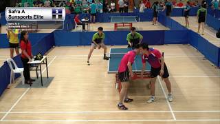 Singapore National Table Tennis League 2017 - 2nd Leg - Safra A vs Sunsports Elite