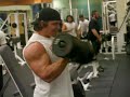 Bodybuilder Bradly Castleberry curling 100\ Bodybuilder Bradly Castleberry curling 100\