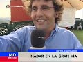Un chapuzón veraniego en plena Gran Vía