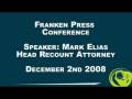 Franken Press Conference - Dec 1 - Audio Only