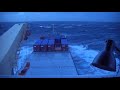 Cargo vessel in heavy conditions