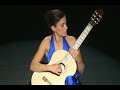 La magnífica guitarrista croata interpreta los Valses Venezolanos 2 y 3 del compositor Antonio Lauro.