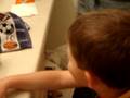 Evan's First Tooth Being Pulled