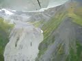 Flying over Wrangell-St. Eiias National Park, Alaska