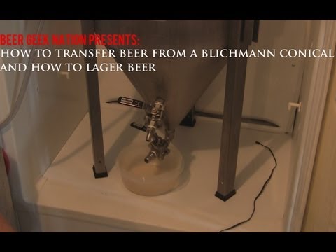 Transferring Beer from a Blichmann Conical and How to Lager Beer | BGN Homebrew Videos