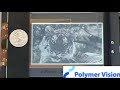 World first prototype color rollable display