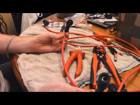how to remove and test a set of ht leads