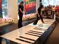 Bach - Toccata & Fugue on Giant Foot Piano - YouTube