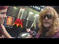 Dave Mustaine of Megadeth Dean Guitars NAMM 2008