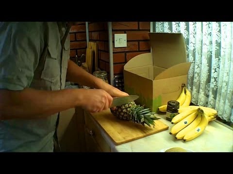 how to juice pineapple with skin