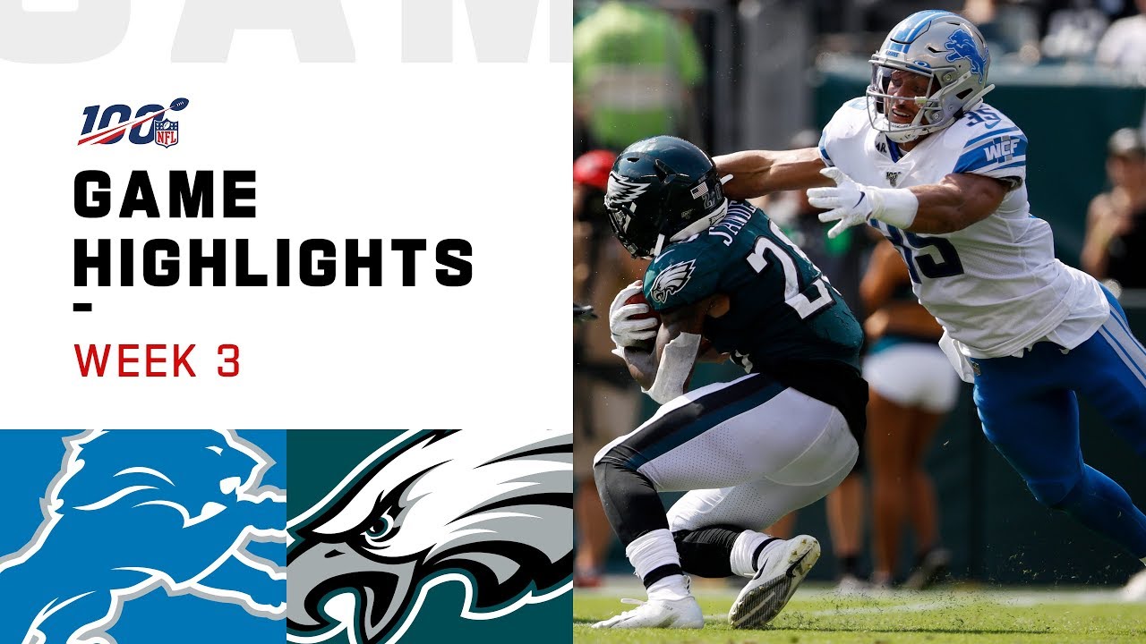 VIDEO Highlights Of Detroit Lions' Win Over Eagles