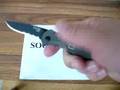 SOG Flash I Serrated w/ Black TiNi STGFSA-97 - Video Demo