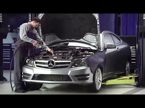 how to service a mercedes