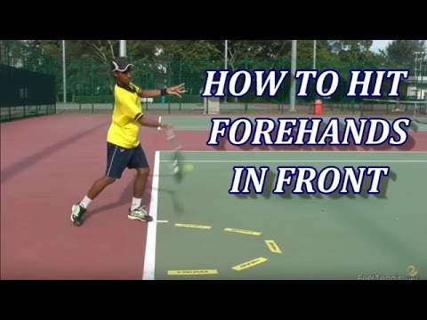 Tennis Forehand Contact Point And How To Find It