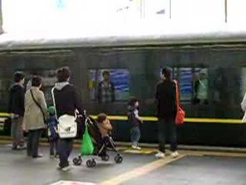 トワイライトエクスプレス出発２＠大阪駅