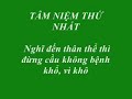 Mười điều tâm niệm