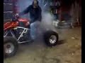 400ex doing a burnout..