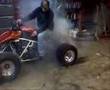 400ex doing a burnout..