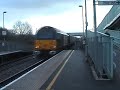 67005 speeding past Ashchurch For Tewkesbury on a charter