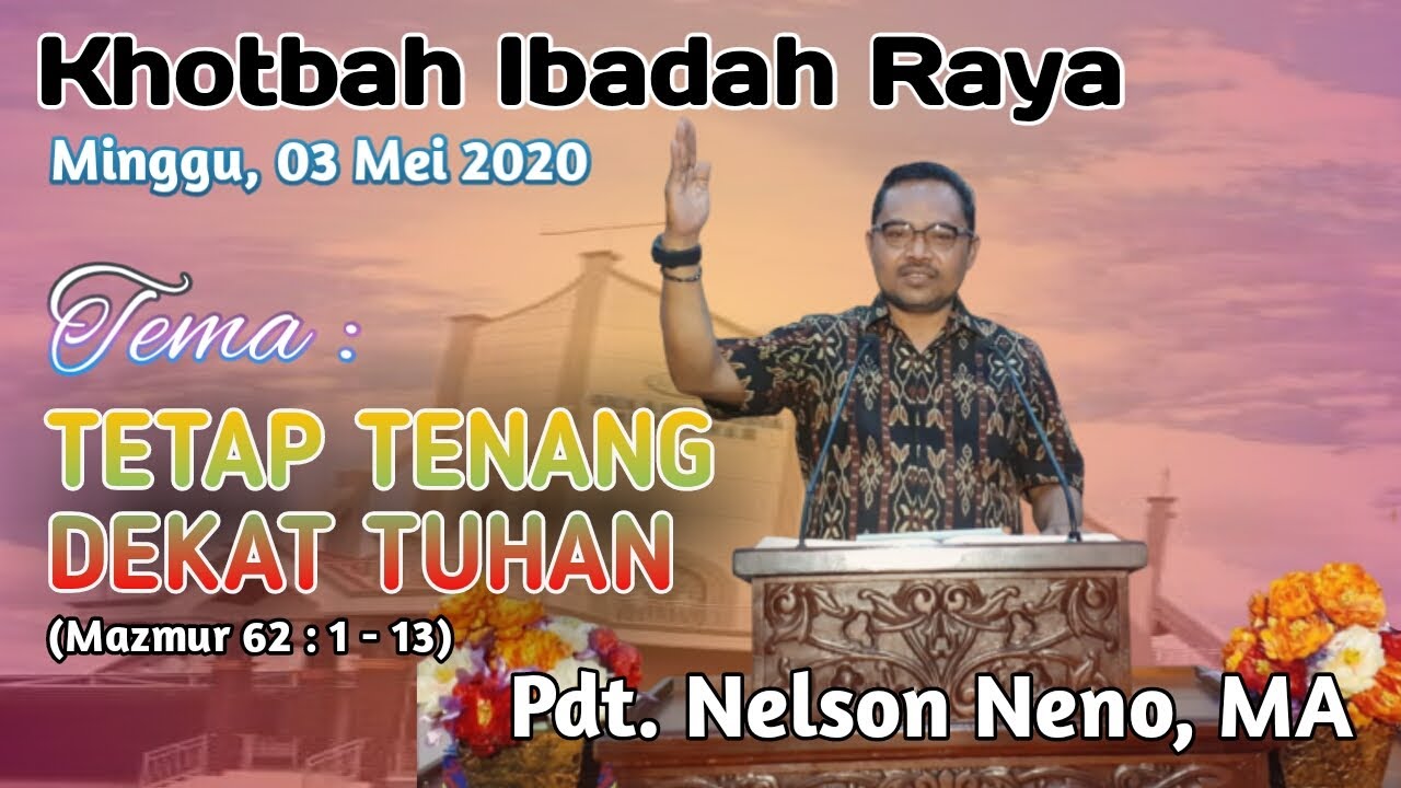 TETAP TENANG DEKAT TUHAN