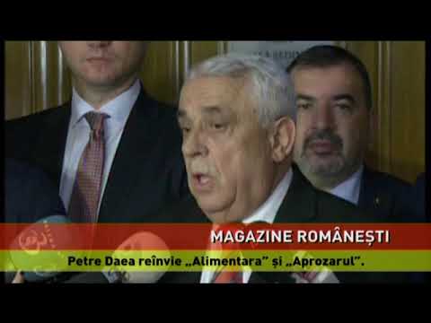 Petre Daea reînvie „Alimentara“ şi „Aprozarul“