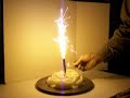 How to light Birthday Cake Sparklers