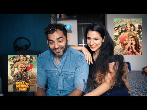 Suraj Pe Mangal Bhari | Official Trailer Reaction | Diljit | Manoj | This Diwali