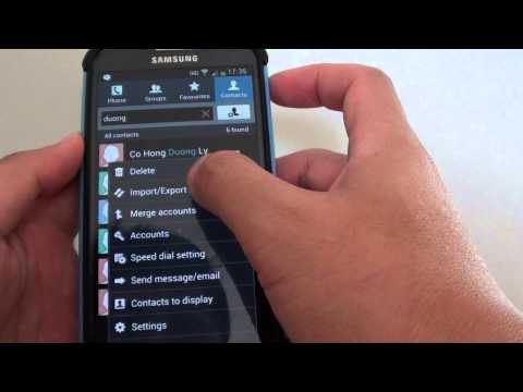 how to sync fb contacts to galaxy s4