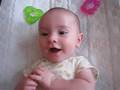 Baby screams, flailing and other bursts
